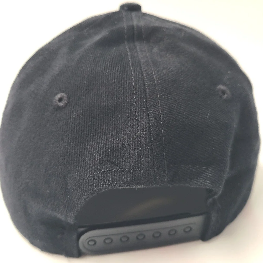 Vintage Kung Fu Fighters Hat Snapback Black White Martial Arts Casual Cotton Men